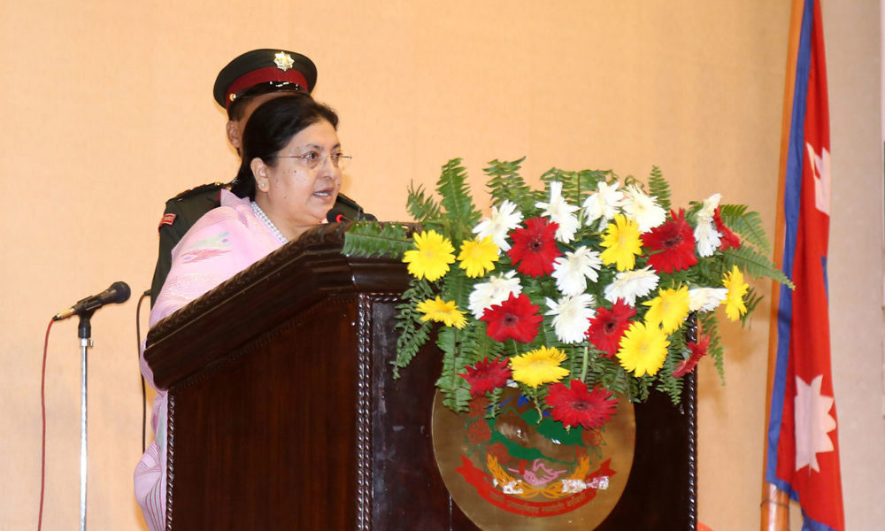 President Bhandari urges all to internalize universal concept of human rights