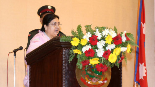 President Bhandari urges all to internalize universal concept of human rights