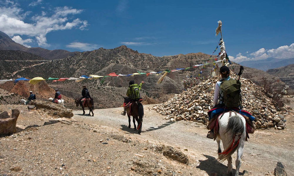 Tourist inflow up in Mustang
