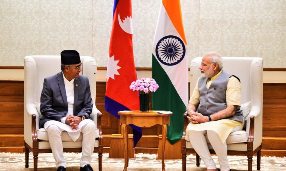 Indian PM Modi congratulates Nepal’s newly-appointed premier Deuba