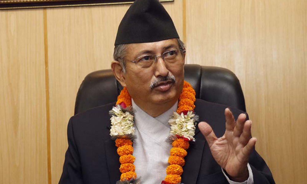 Home Minister Khand garners information on peace, security