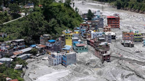 Incessant rains-triggered landslide, river erosion result in massive loss in Melamchi