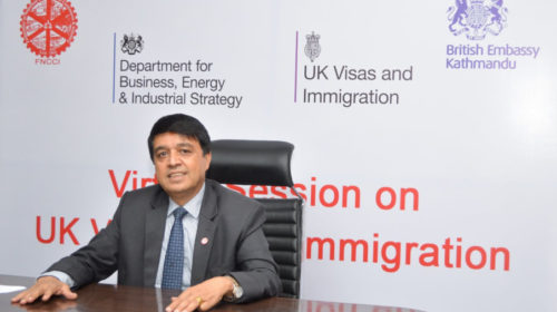 Make UK visa process easy and accessible to Nepalis business community: FNCCI Senior VP Dhakal