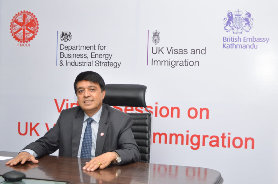 Make UK visa process easy and accessible to Nepalis business community: FNCCI Senior VP Dhakal