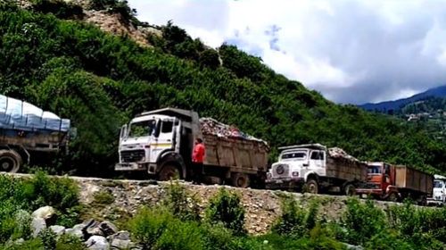 Prithvi Highway Disrupted After Landslide