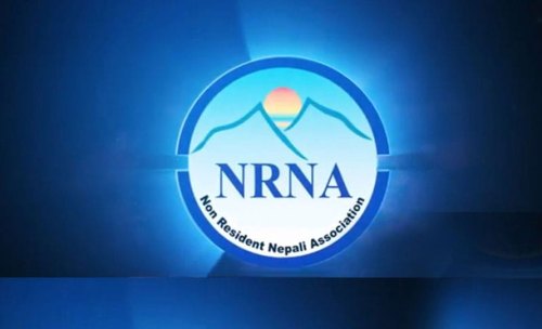 NRNA distributing relief materials to flood victims in Kanchanpur