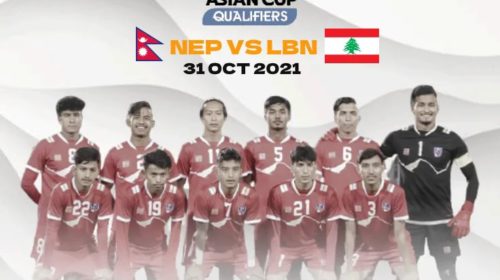 Nepal facing Lebanon in 2020 AFC U-23 Asian Cup qualification