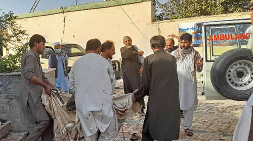 At least 16 wounded in Kabul hospital blasts