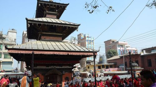 Energy Minister lays foundation for reconstruction of Balkumari Temple