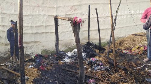 Fire burn leaves three dead in Sarlahi