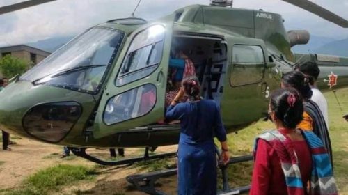 Ailing persons pay Rs 750 thousand fare for airlifting to better health facility
