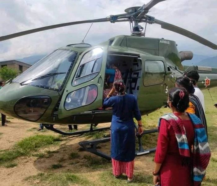 Ailing persons pay Rs 750 thousand fare for airlifting to better health facility