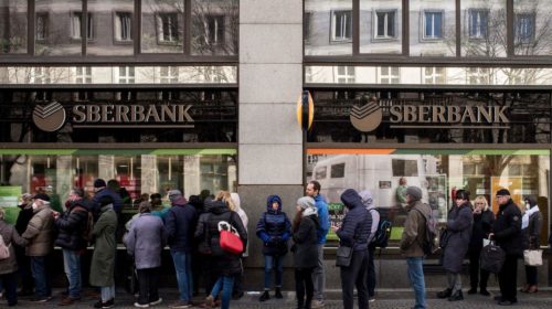 ECB says Russia bank subsidiary likely to fail
