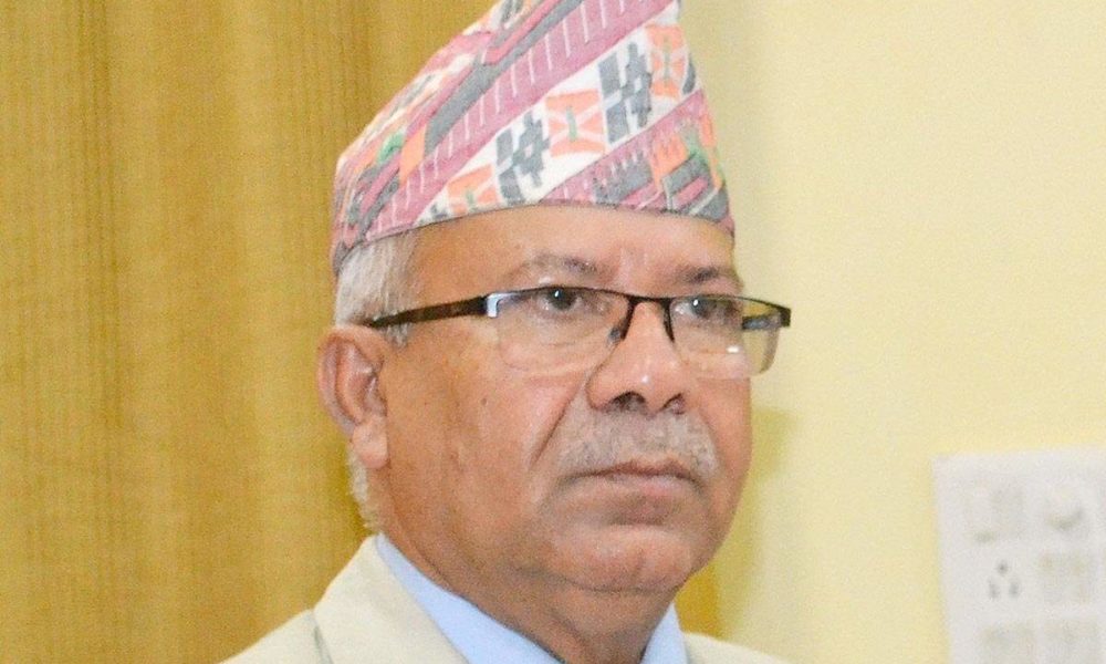Chairman Nepal bats for respect, dignity of labour