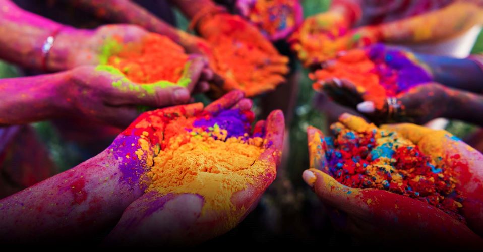 Holi, festival of colours, being observed in Tarai region today