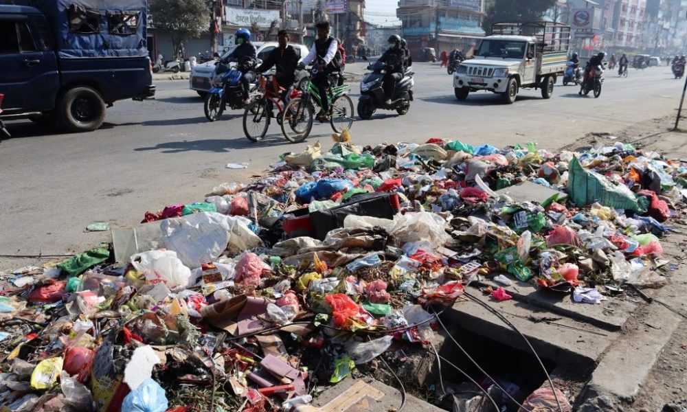 Demand for immediate removal of garbage from Kathmandu