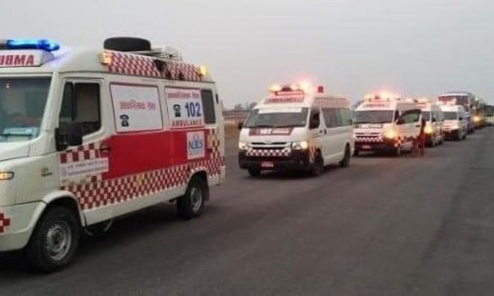 Free ambulance service in Kathmandu
