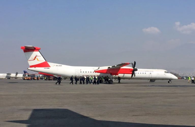 Shree Airlines makes an emergency landing