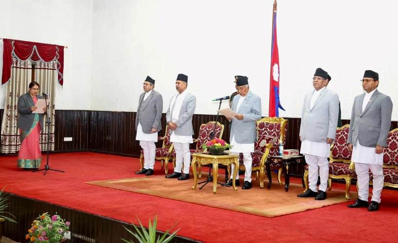 President administers oath to newly-appointed Minster