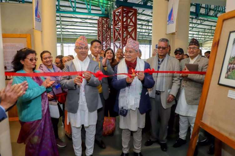 Exhibition of historical pictures of Kathmandu Valley in Pokhara