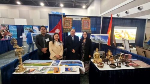 Nepali Embassy attends travel show in Ottawa